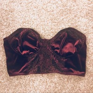Silence + Noise Velvety Bralette